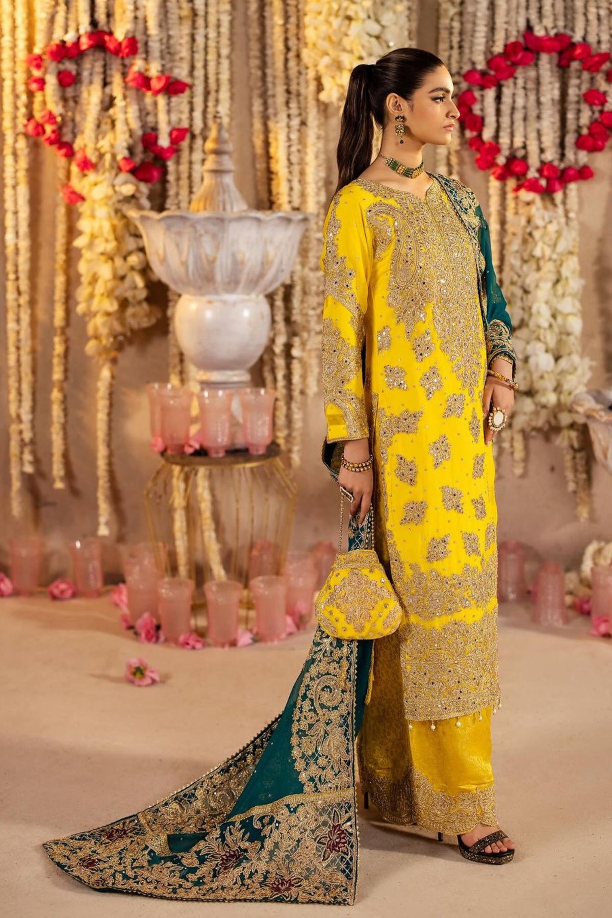 Mehndi Wear Suits