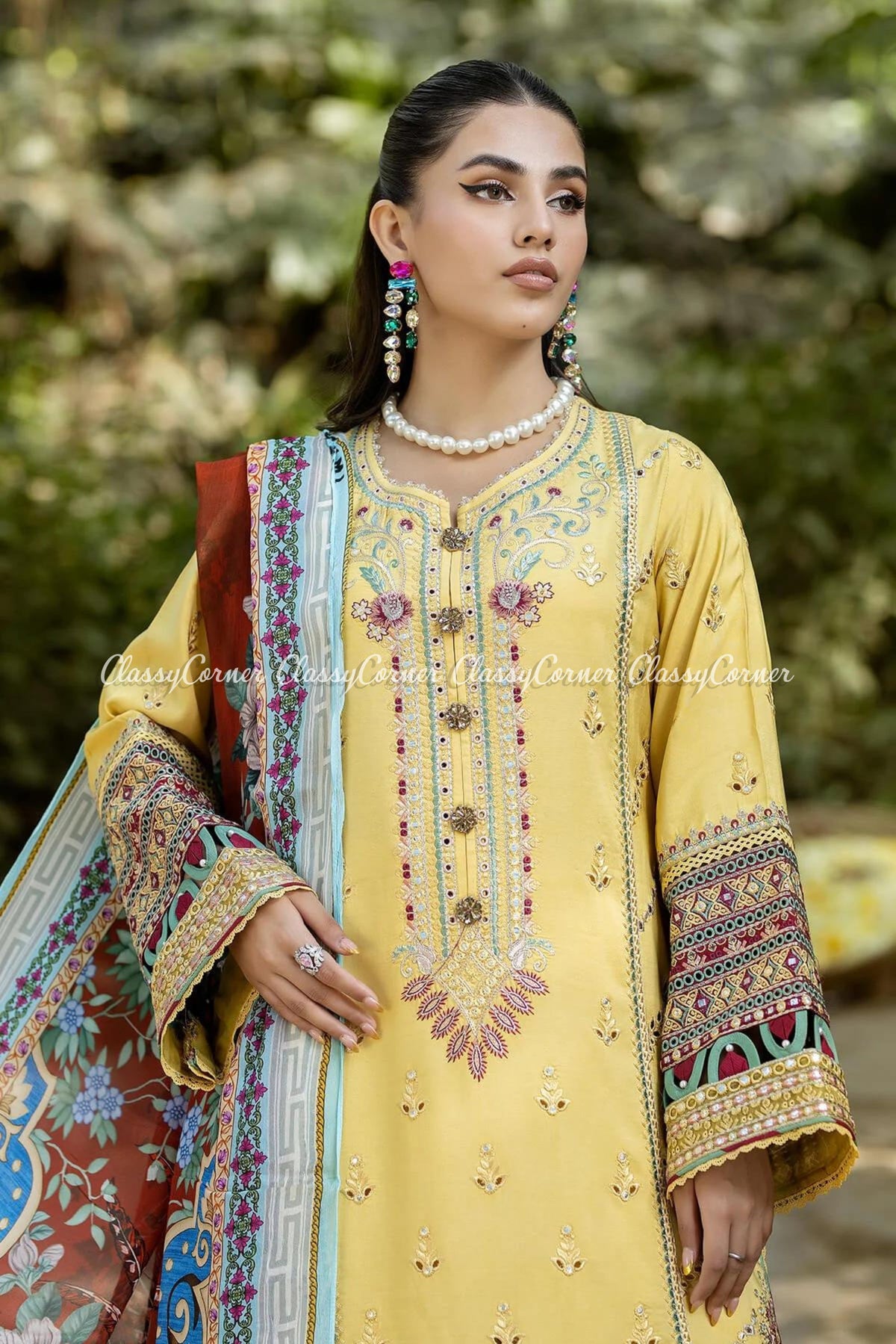 Pakistani formal lawn dresses