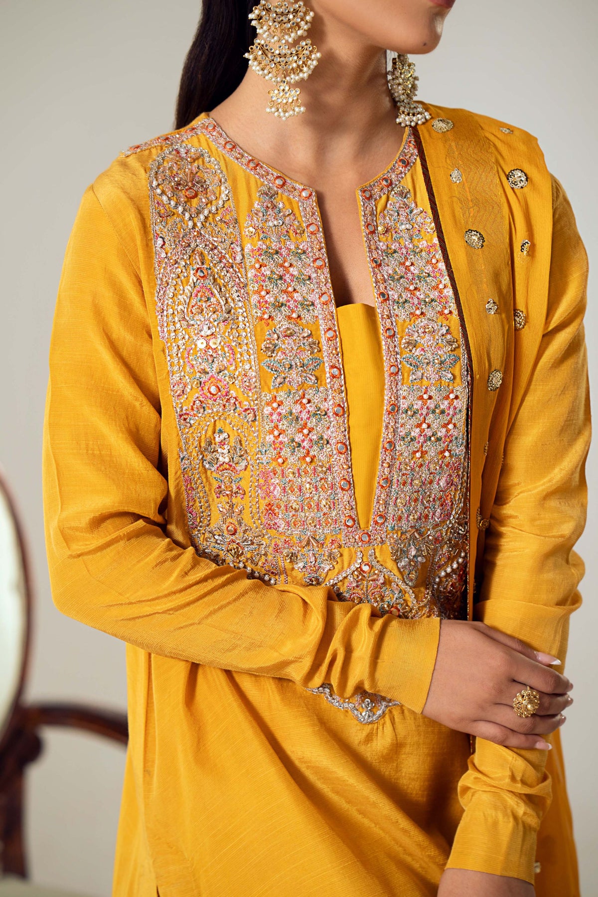 Mehndi wear Suits For Pakistani Wedding Function