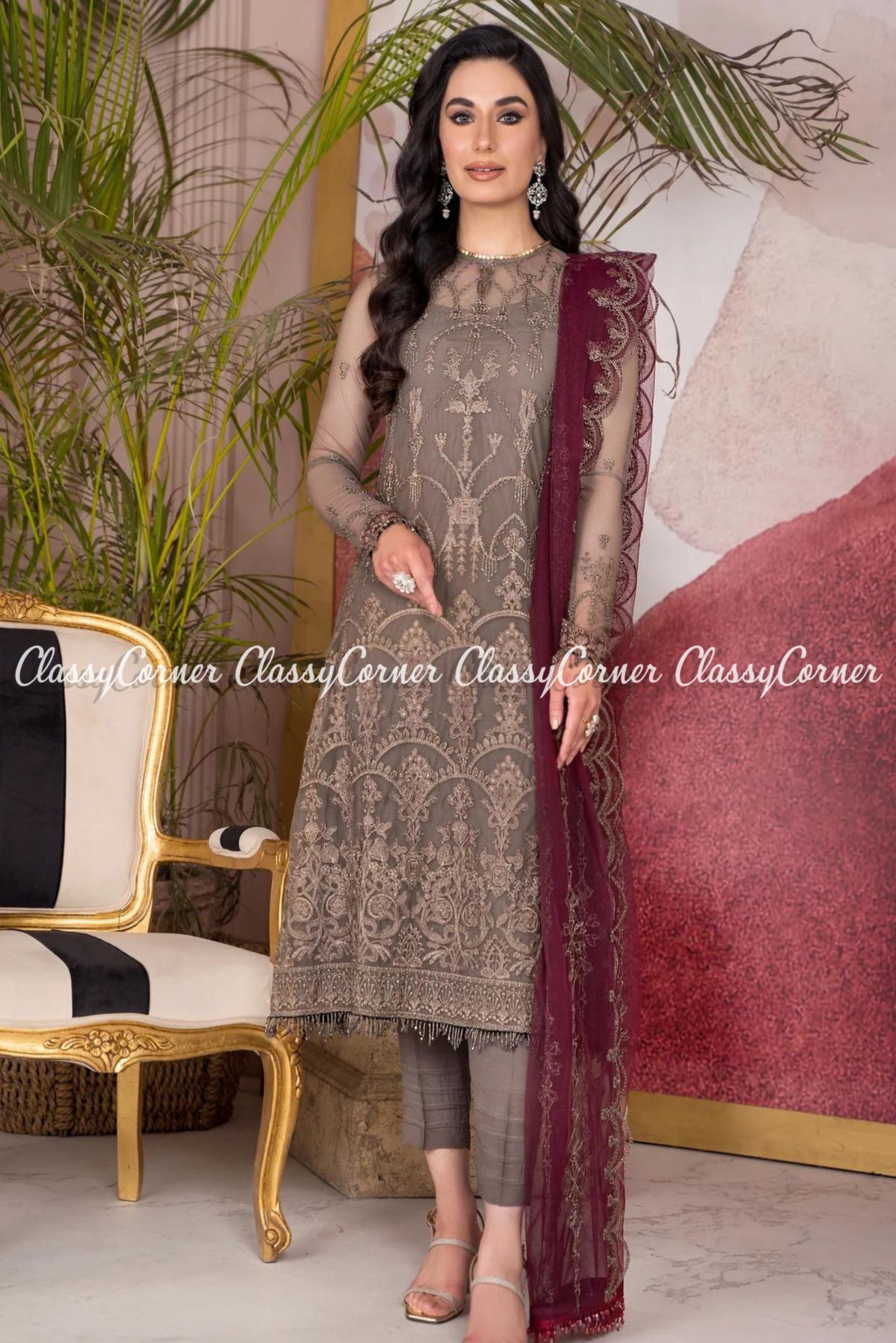 wedding guest outfits pakistani