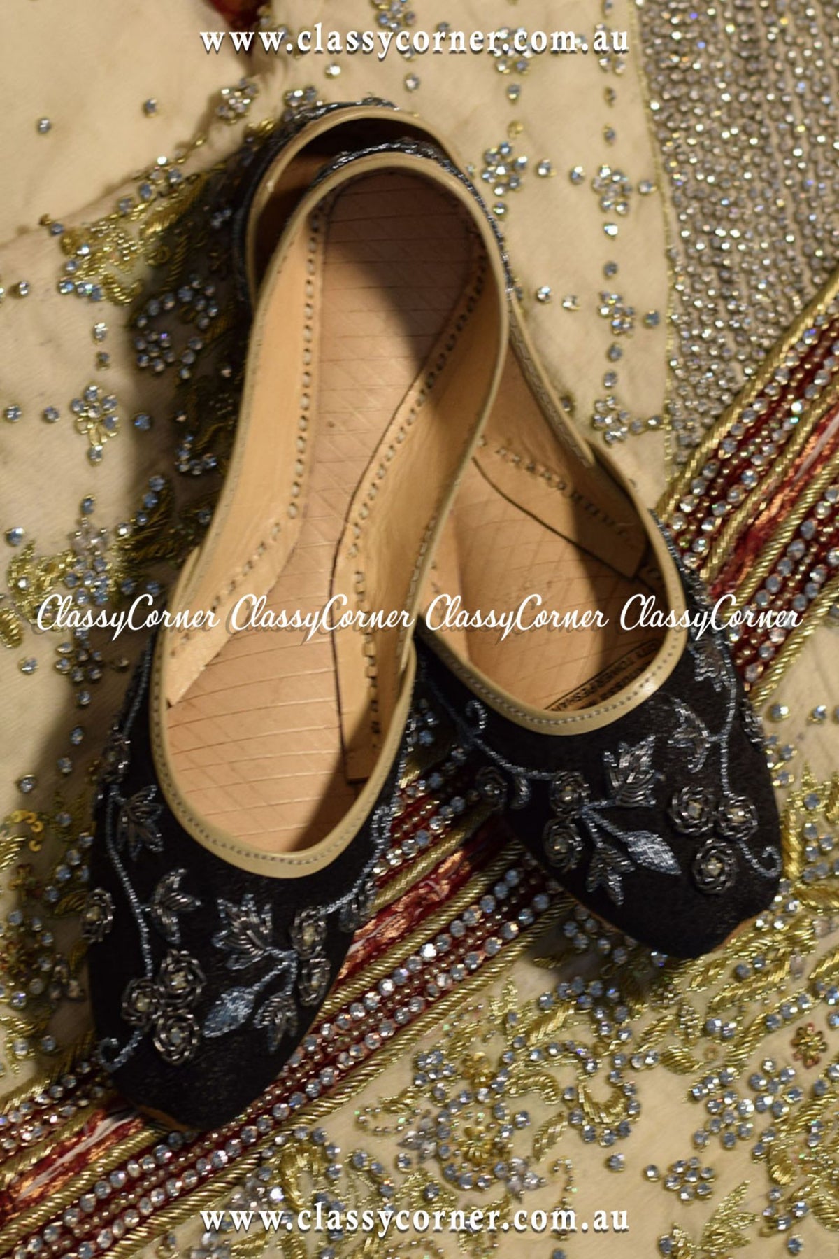 Elegant Party Wear Khussa - Classy Corner