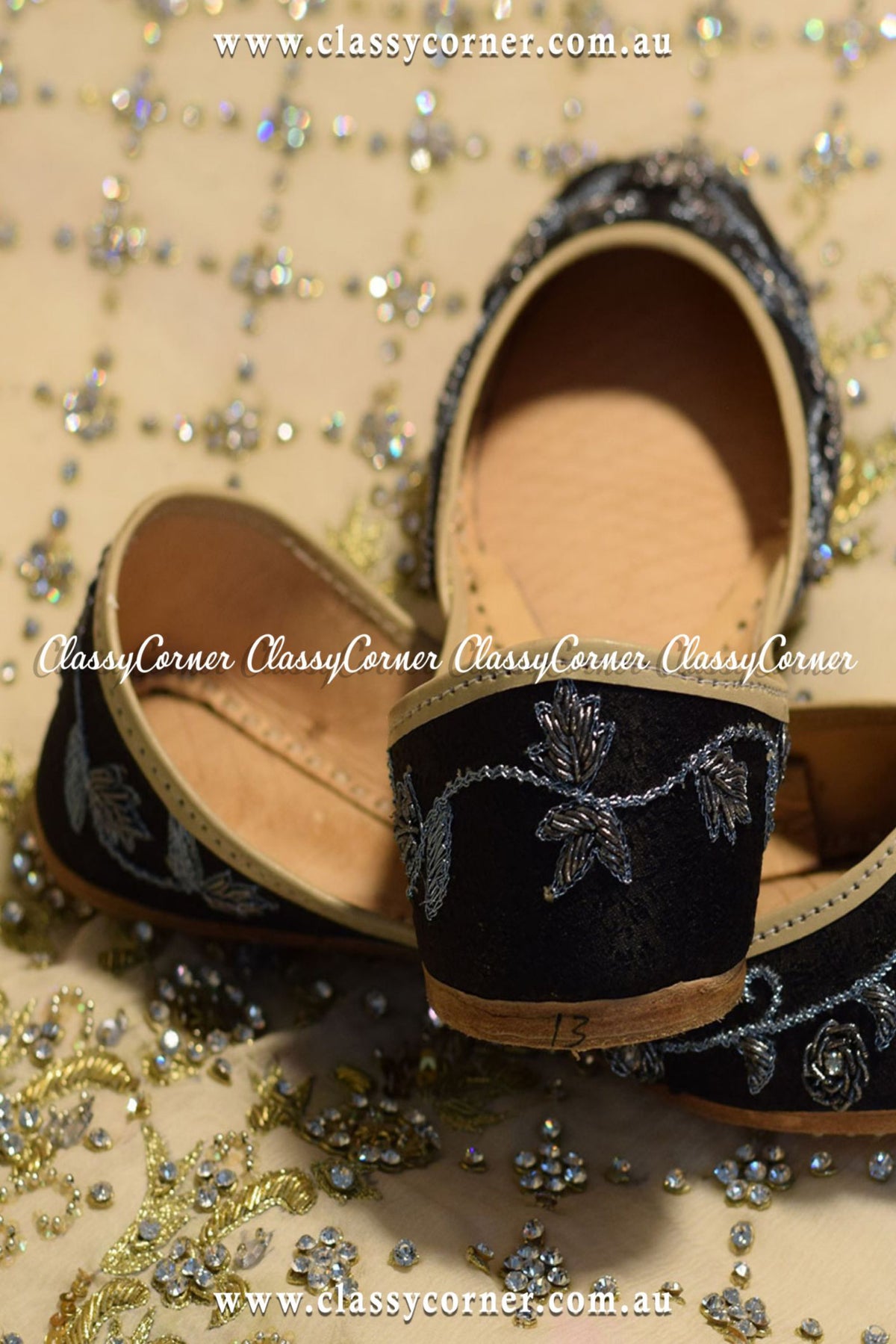 Elegant Party Wear Khussa - Classy Corner