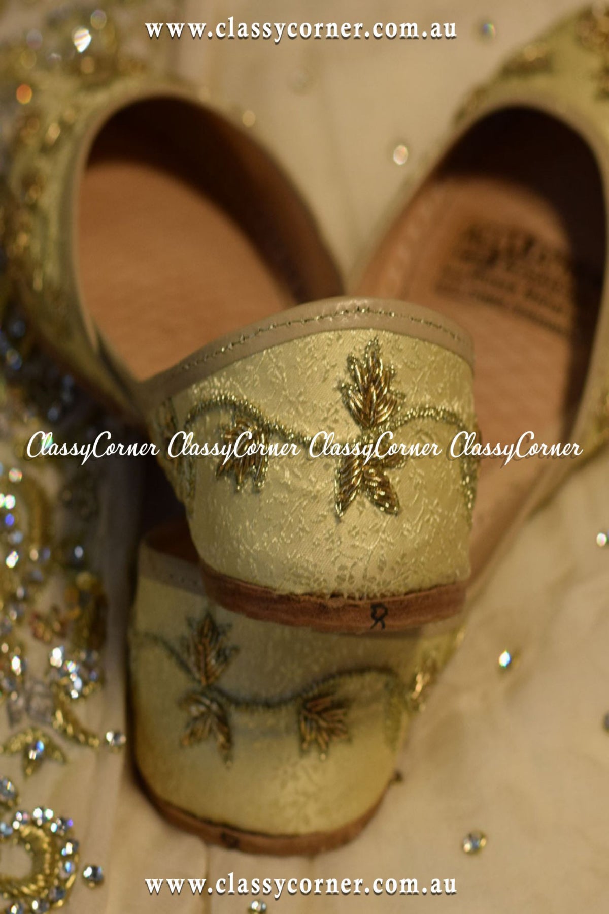 Elegant Party Wear Khussa - Classy Corner