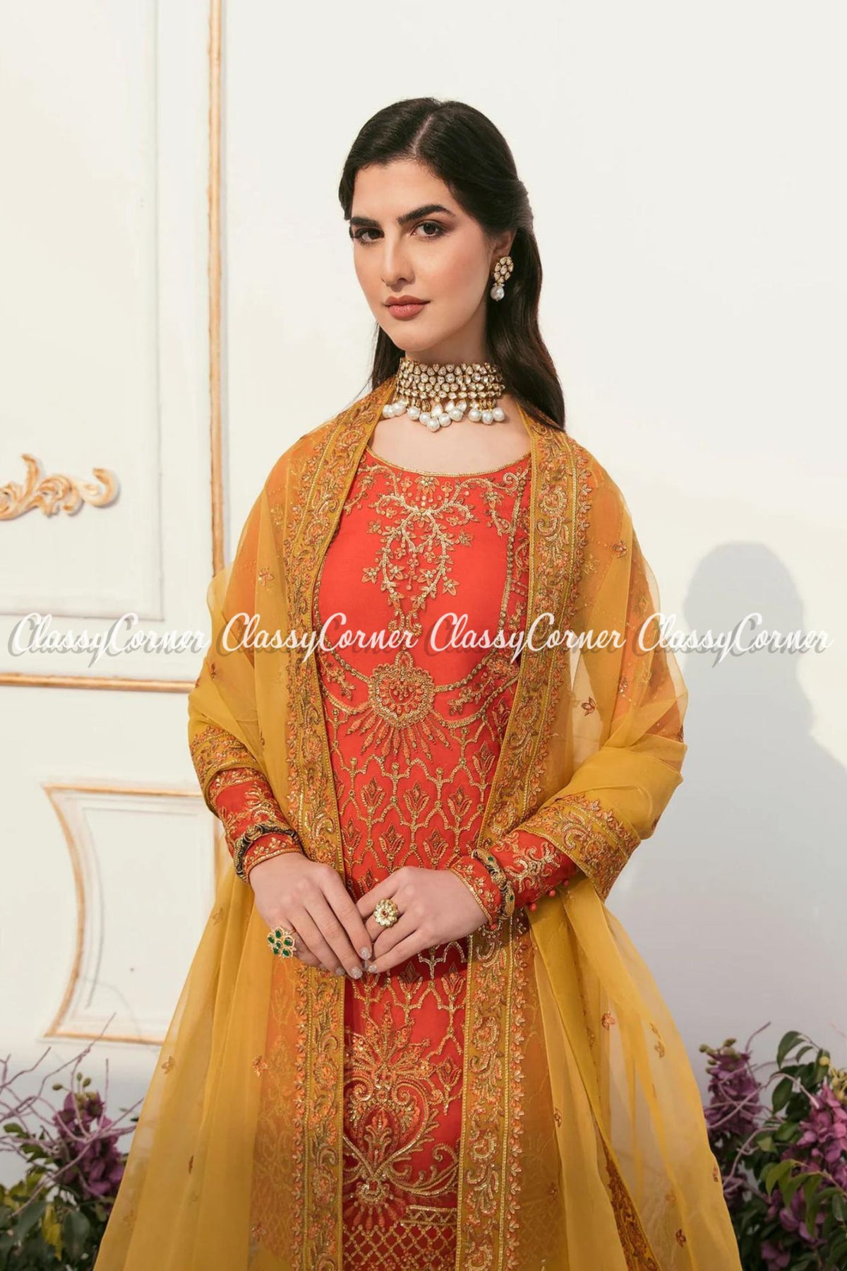 pakistani gharara suit for wedding